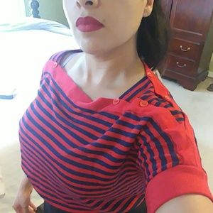 Authentic vintage striped top